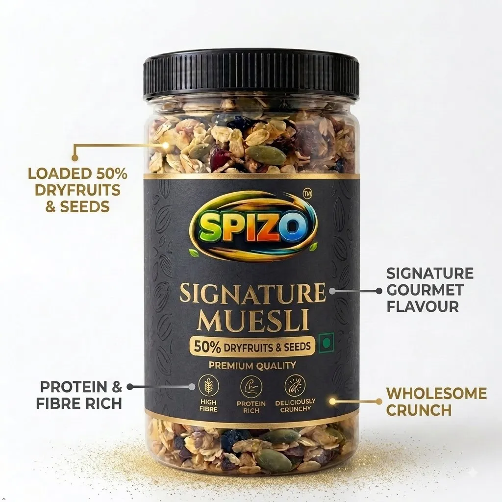 SPIZO Rose jaggery delight muesli jar